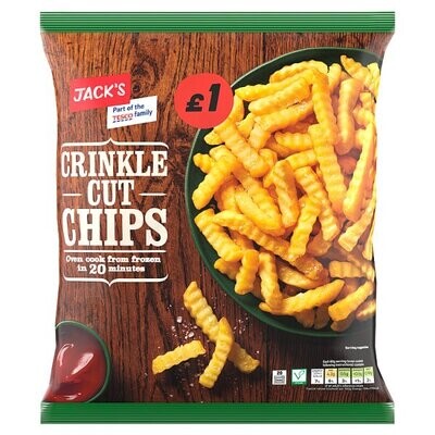Jack&#39;s Crinkle Cut Chips 750g