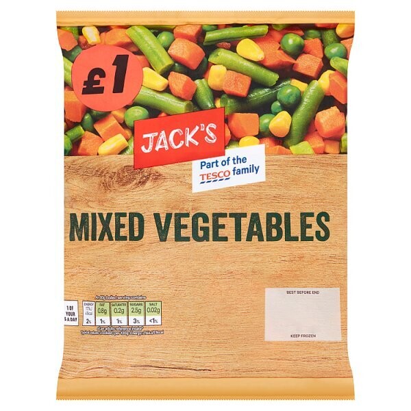 Jack&#39;s Mixed Vegetables 500g