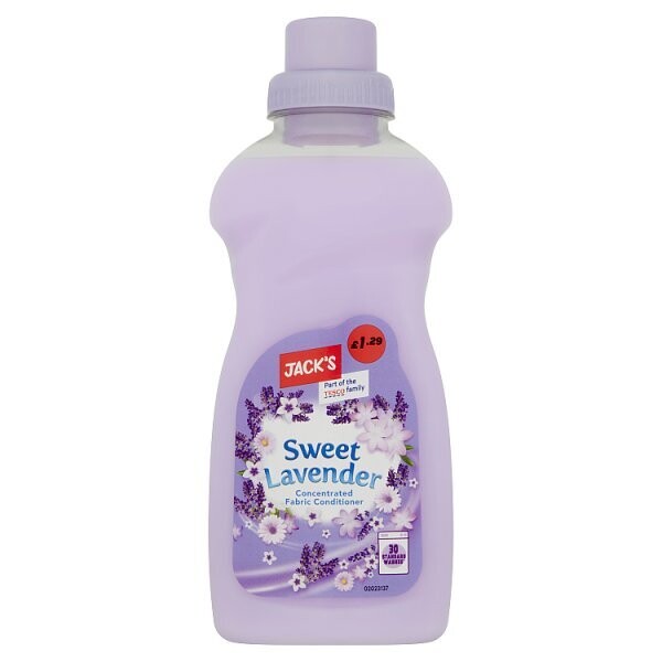 Jack&#39;s Sweet Lavender Concentrated Fabric Conditioner 30 Washes 750ml
