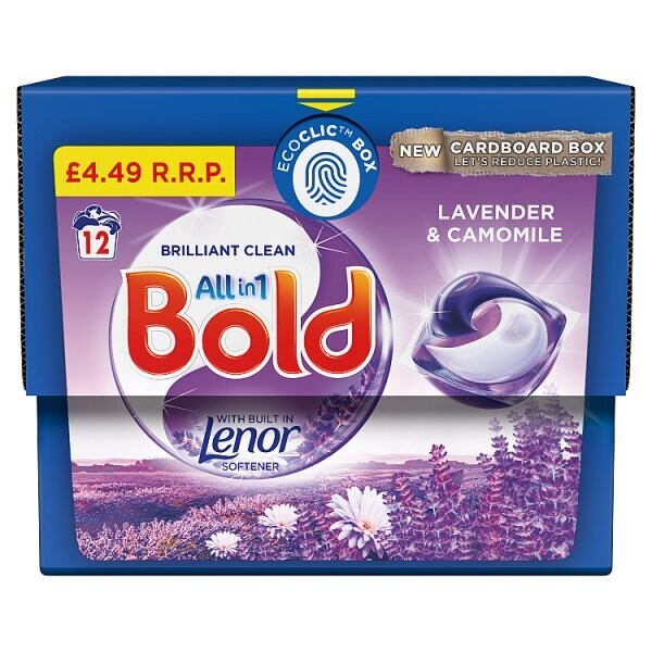 Bold All-in-1 PODS® Washing Liquid Capsules 12 Washes, Pink Blossom
