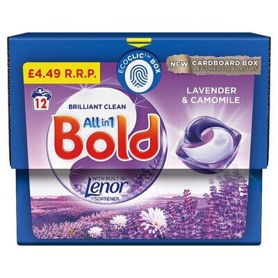 Bold All-in-1 PODS® Washing Liquid Capsules 12 Washes, Pink Blossom