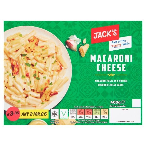 Jack&#39;s Macaroni Cheese 400g