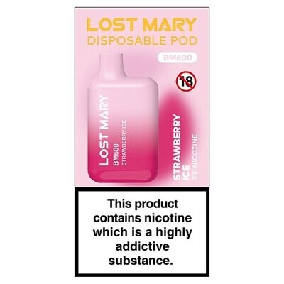 Lost Mary Disposable Pod BM600 Strawberry Ice