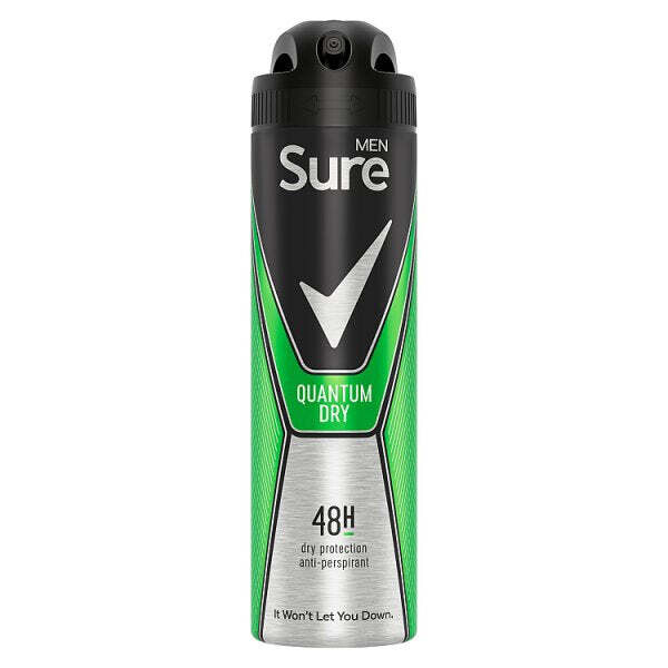 Sure Quantum Dry Anti-perspirant Deodorant Aerosol 150 ml