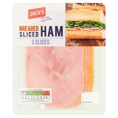 Jack&#39;s Breaded Sliced Ham 100g