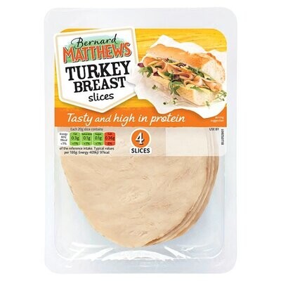 Bernard Matthews Turkey Breast 4 Slices 80g