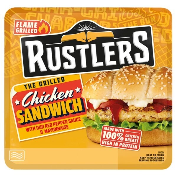 Rustlers The Grilled Chicken Sandwich 150g