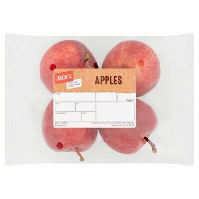 Jack&#39;s Red Apples 4 Pack