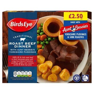 Birds Eye Traditional Roast Beef Dinner 400g