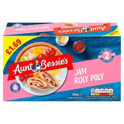 Aunt Bessie&#39;s Jam Roly Poly 300g