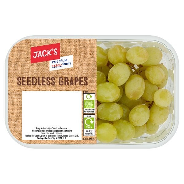 Jack&#39;s Seedless Grapes 500g