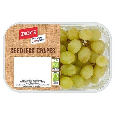 Jack&#39;s Seedless Grapes 500g