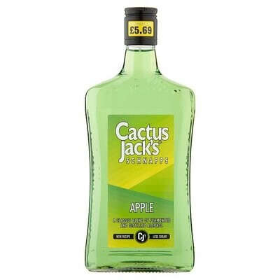 Cactus Jack&#39;s Schnapps Apple 50cl