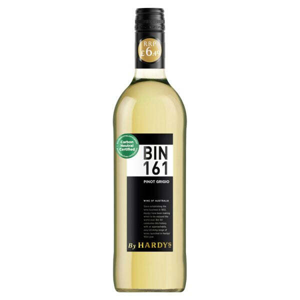 Bin 161 By Hardys Pinot Grigio 750ml