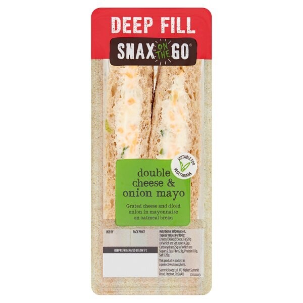 Snax on the Go Double Cheese &amp; Onion Mayo