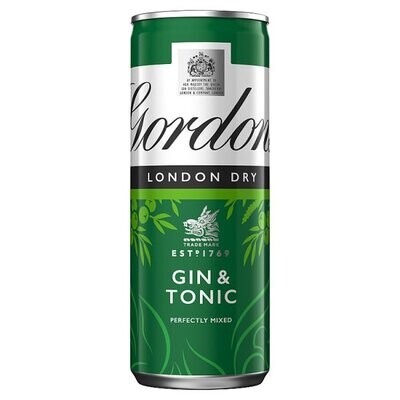 Gordon&#39;s Gin &amp; Tonic 250ml