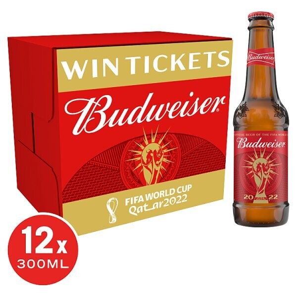 Budweiser Limited Edition Beer 12 x 300ml