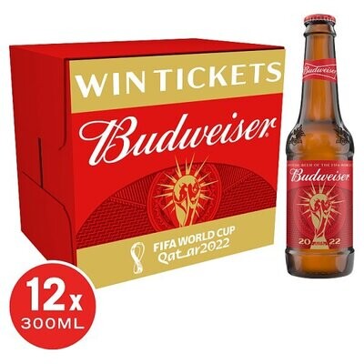 Budweiser Limited Edition Beer 12 x 300ml