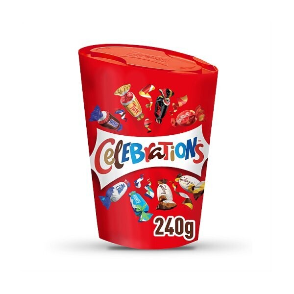 Celebrations Milk Chocolate &amp; Biscuit Bars Box 240g