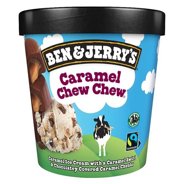 Ben &amp; Jerry&#39;s Ice Cream Caramel Chew-Chew 465 ml