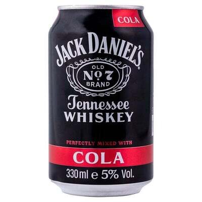 Jack Daniel&#39;s Tennessee Whiskey &amp; Cola 330 mL