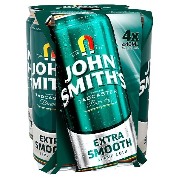 John Smith&#39;s Extra Smooth Ale 4 x 440ml Cans