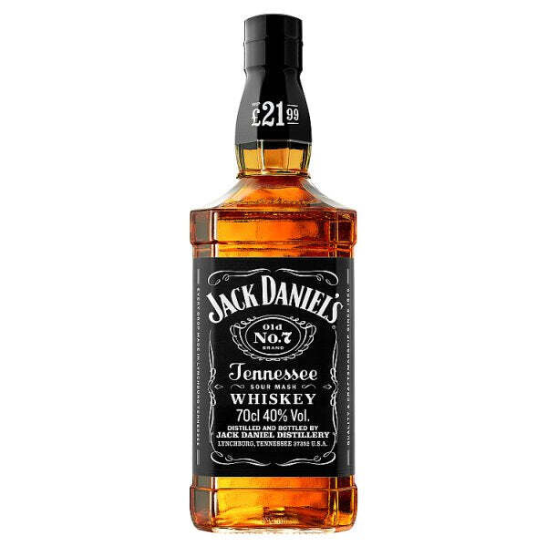 Jack Daniel&#39;s Old No. 7 Tennessee Whiskey 70 cL