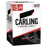 Carling Original Lager 4 x 568ml