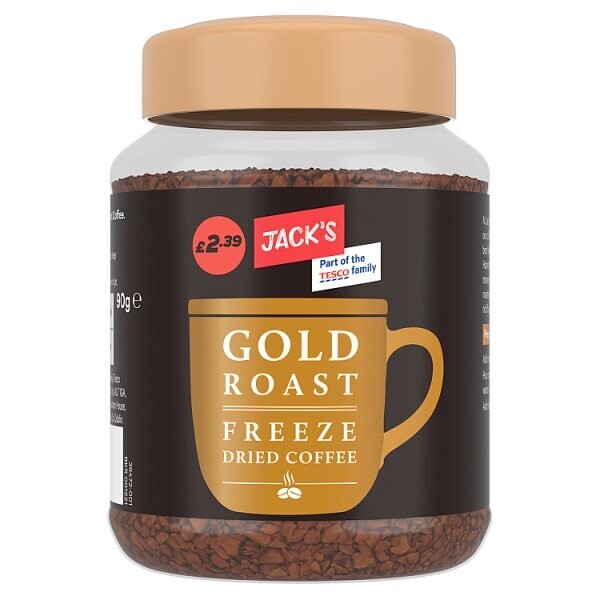 Jack&#39;s Gold Roast Freeze Dried Coffee 90g