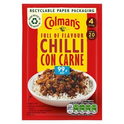 Colman&#39;s Chilli Con Carne Recipe Mix 50 g
