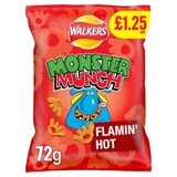 Walkers Monster Munch Flamin&#39; Hot Snacks