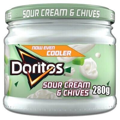Doritos Cool Sour Cream &amp; Chives Sharing Dip 280g