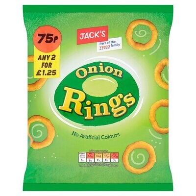 Jack&#39;s Onion Rings 70g