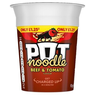 POT noodle Beef &amp; Tomato Flavour 90g