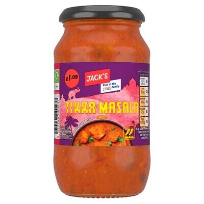 Jack&#39;s Tikka Masala Sauce 440g
