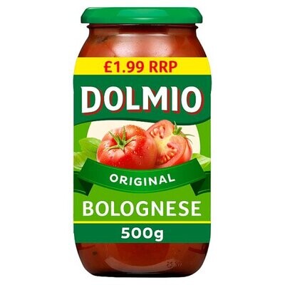 Dolmio Bolognese PMP £1.99 Pasta Sauce 500g