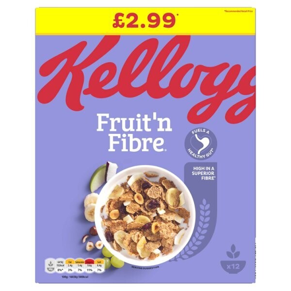 Kellogg&#39;s Fruit &#39;n Fibre Cereal 500g