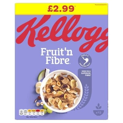 Kellogg&#39;s Fruit &#39;n Fibre Cereal 500g