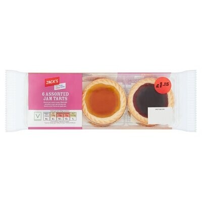 Jack&#39;s 6 Assorted Jam Tarts
