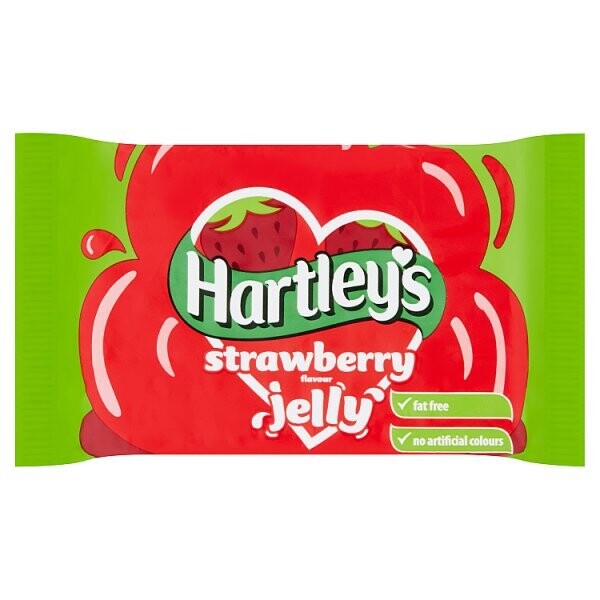 Hartley&#39;s Strawberry Flavour Jelly 135g