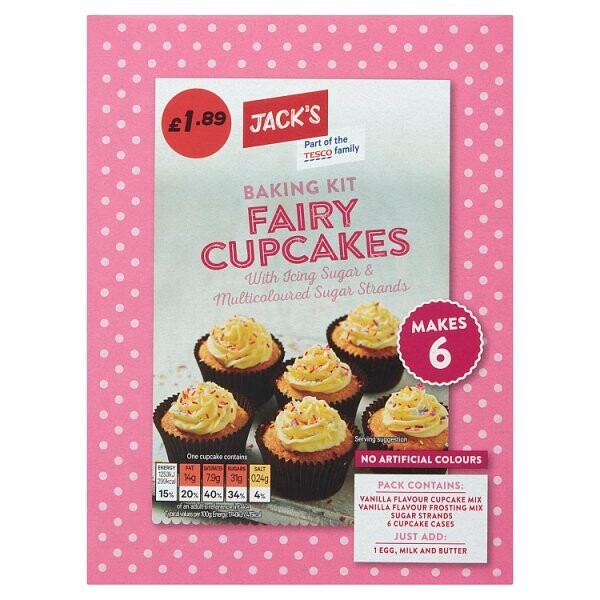 Jack&#39;s Baking Kit Fairy Cupcakes 290g