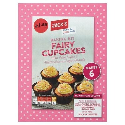 Jack&#39;s Baking Kit Fairy Cupcakes 290g