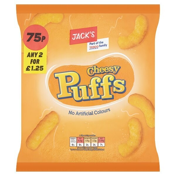 Jack&#39;s Cheesy Puffs 70g