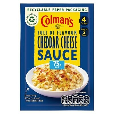 Colman&#39;s Cheddar Cheese Sauce Mix 40g