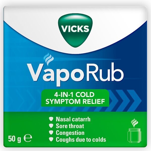 Vicks VapoRub relief of cough cold &amp; flu like symptoms Jar 50g