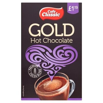 Cafe Classic Gold Hot Chocolate 8 x 25g (200g)