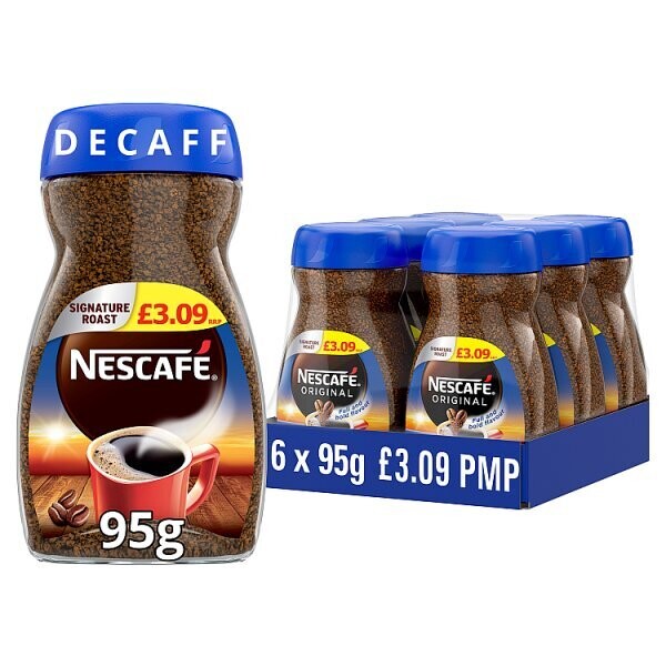 Nescafe Original Decaf Instant Coffee 95g