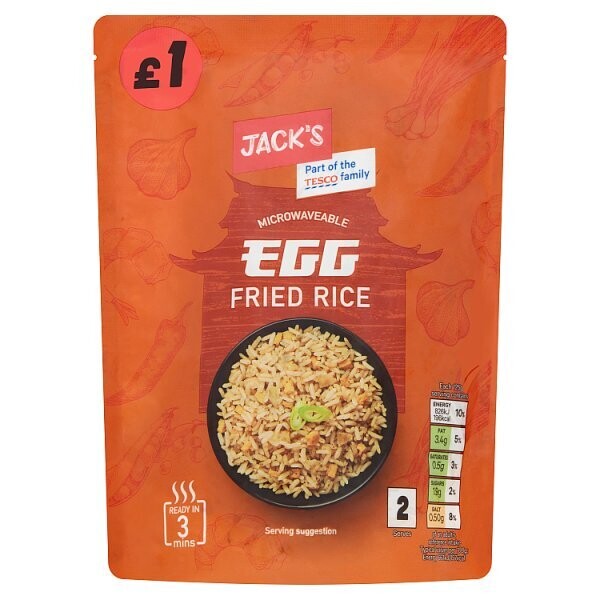 Jack&#39;s Microwaveable Egg Fried Rice 250g