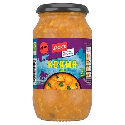 Jack&#39;s Korma Sauce 440g