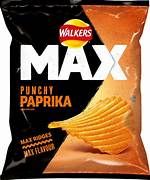Walkers Max Punchy Paprika Crisps